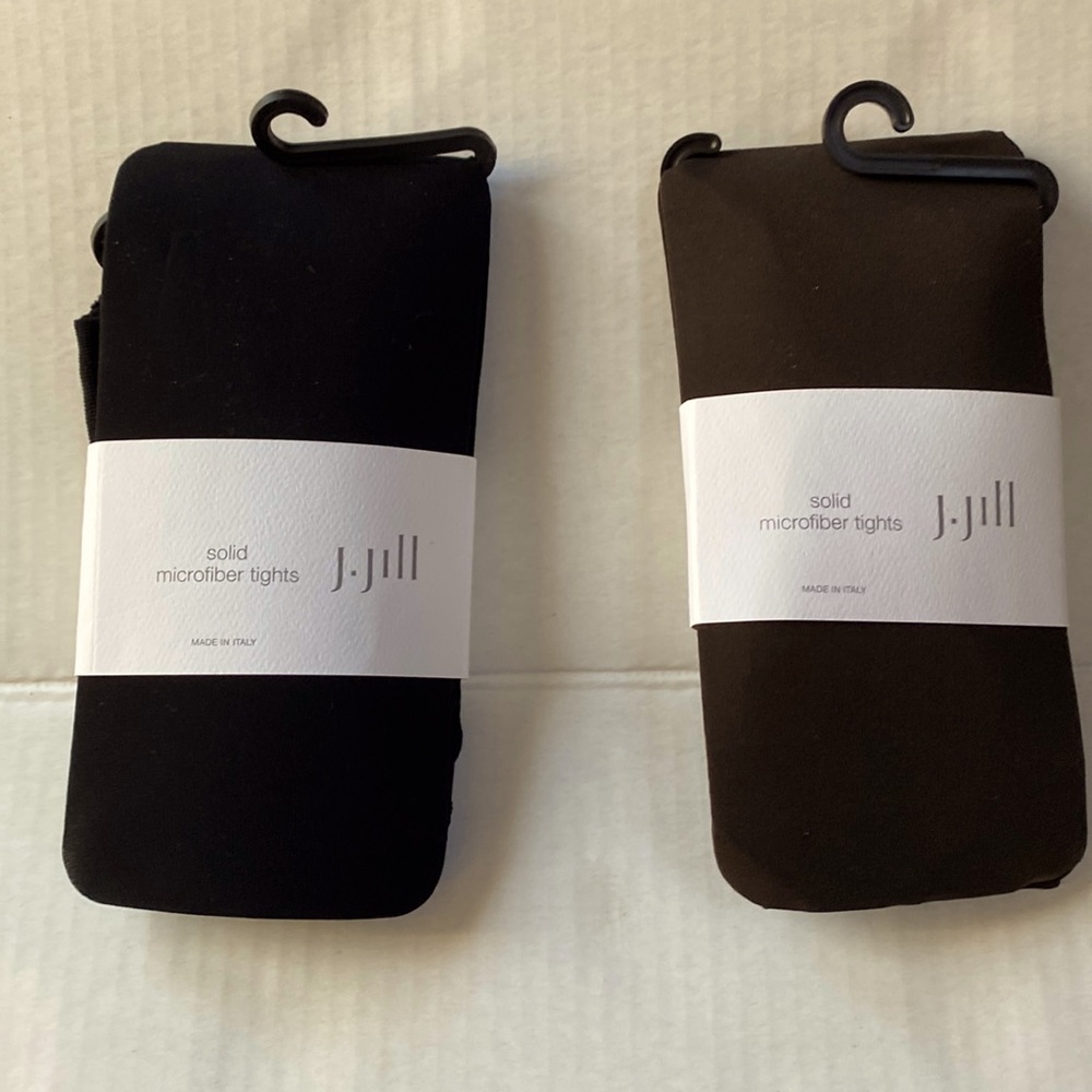 J.Jill microfiber tights . NWT. size 3x4x. 2 pair.